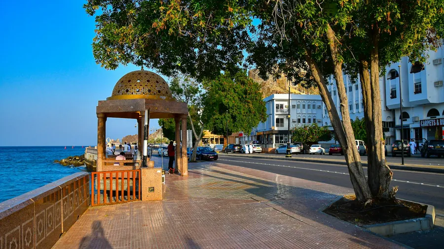 Muscat waterfront representing Arabic website visibility on Google