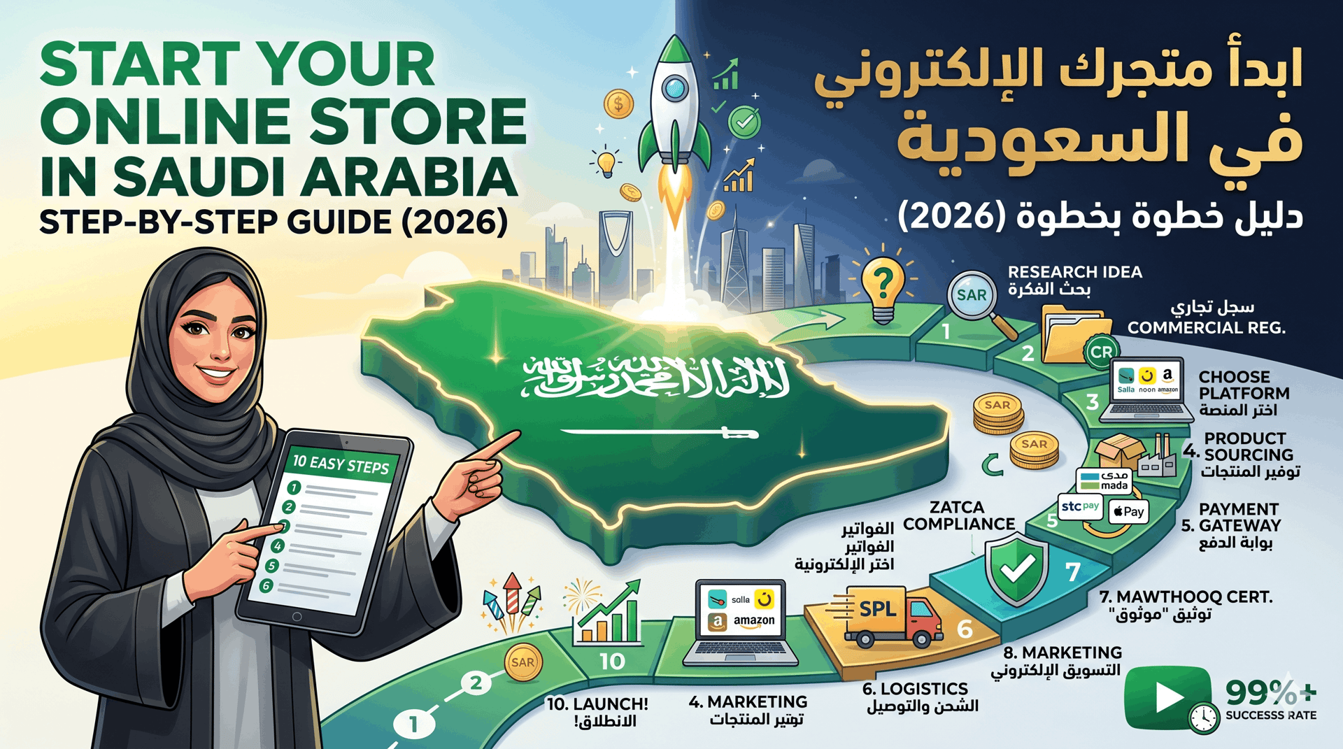 How to Start an Online Store in Saudi Arabia: A Step-by-Step Guide