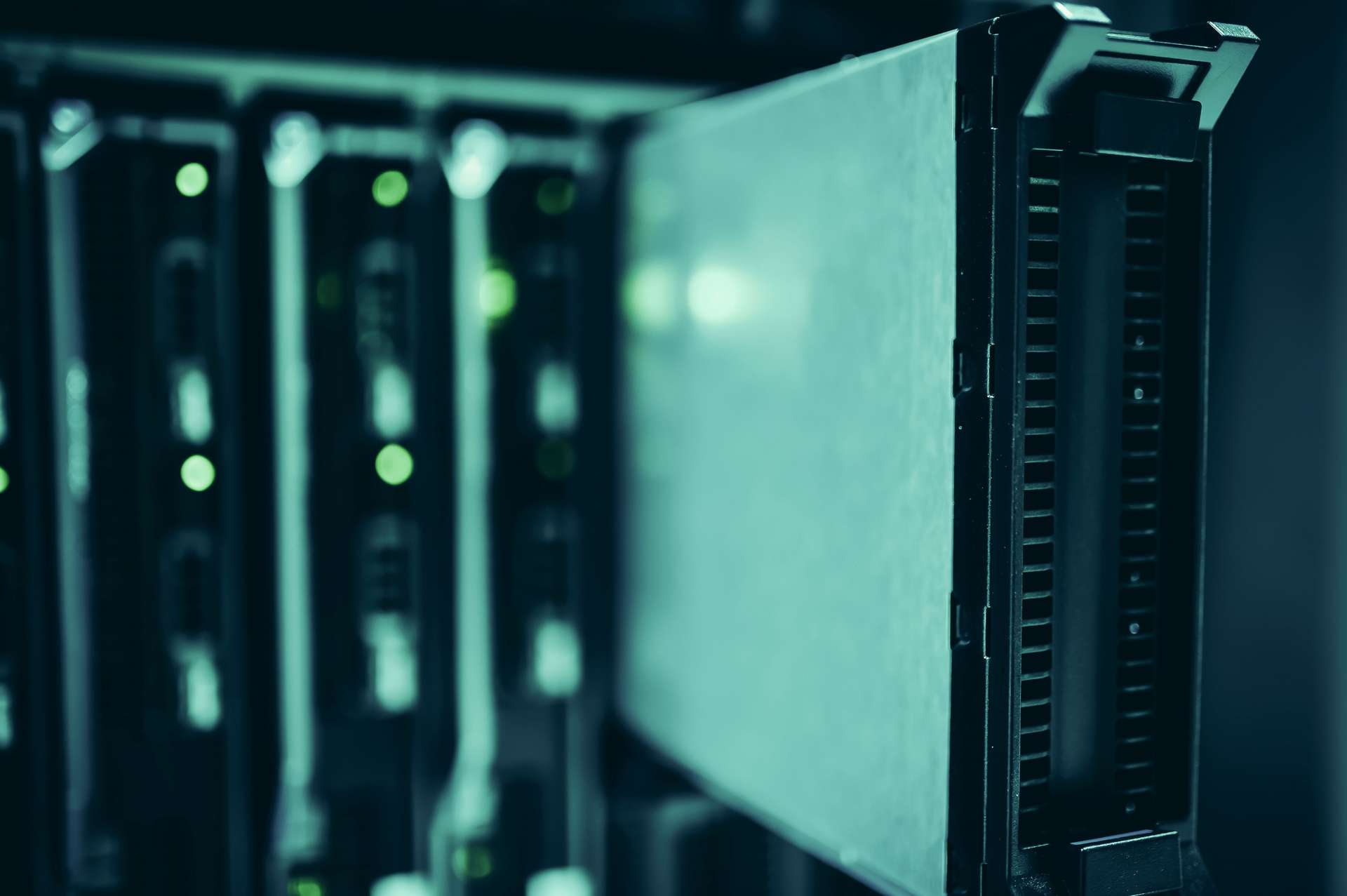 Data centre servers hosting an e-commerce store during peak demand