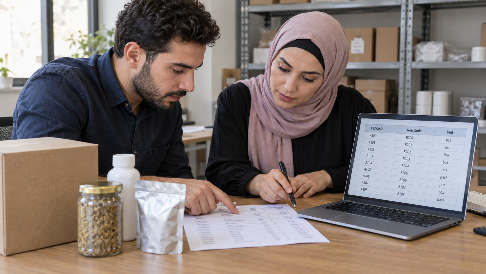Mapping customer and item identifiers before import
