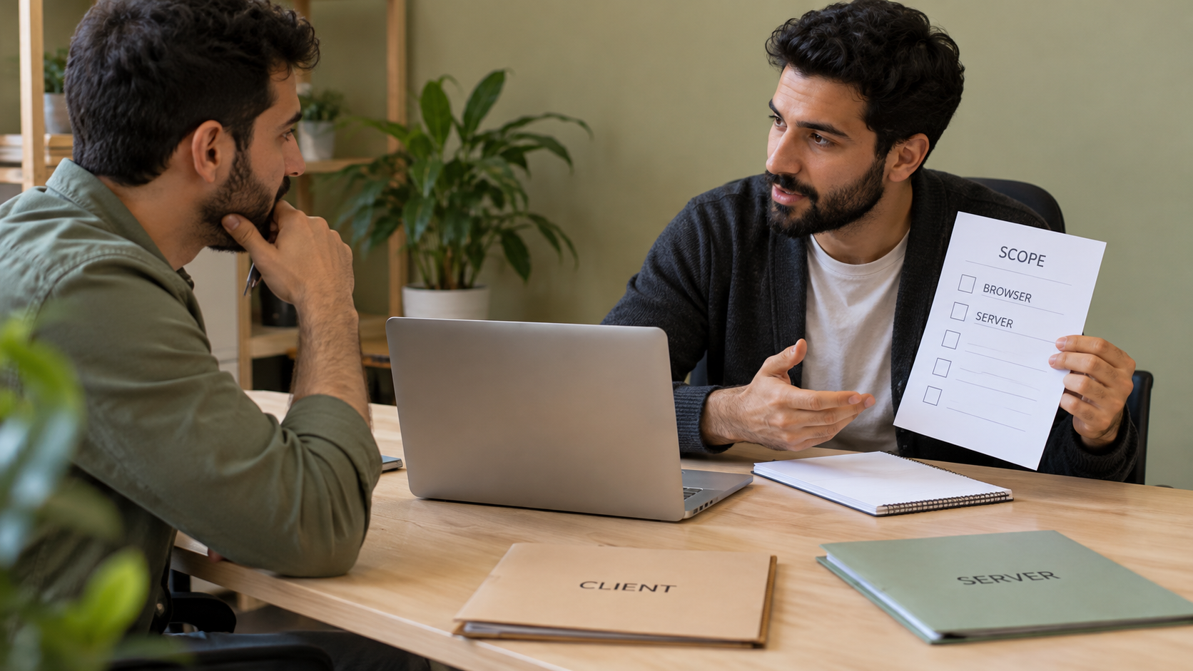 Discussion of browser and server scope beside client and server folders