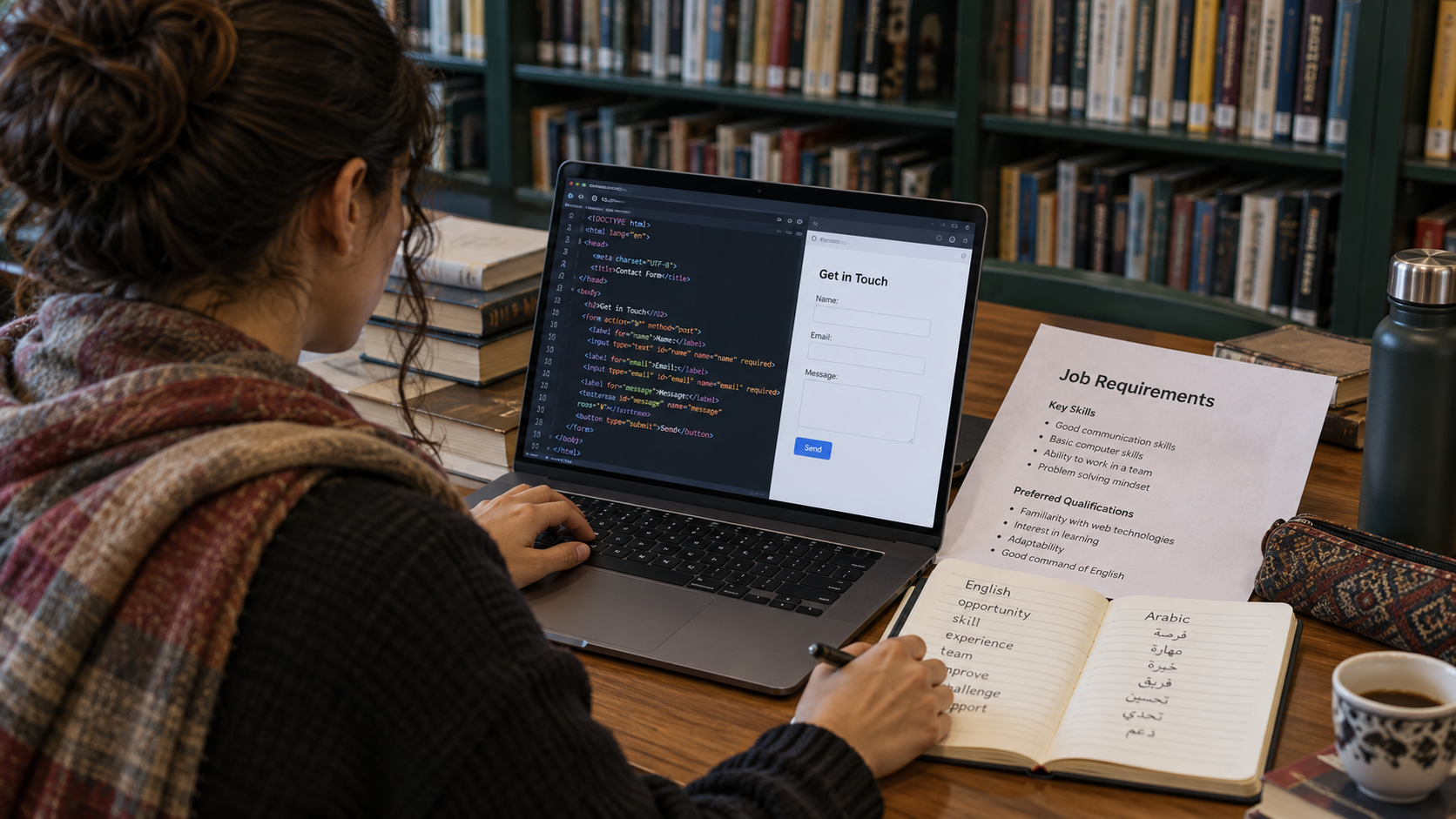 Comparing programming skills with job requirements