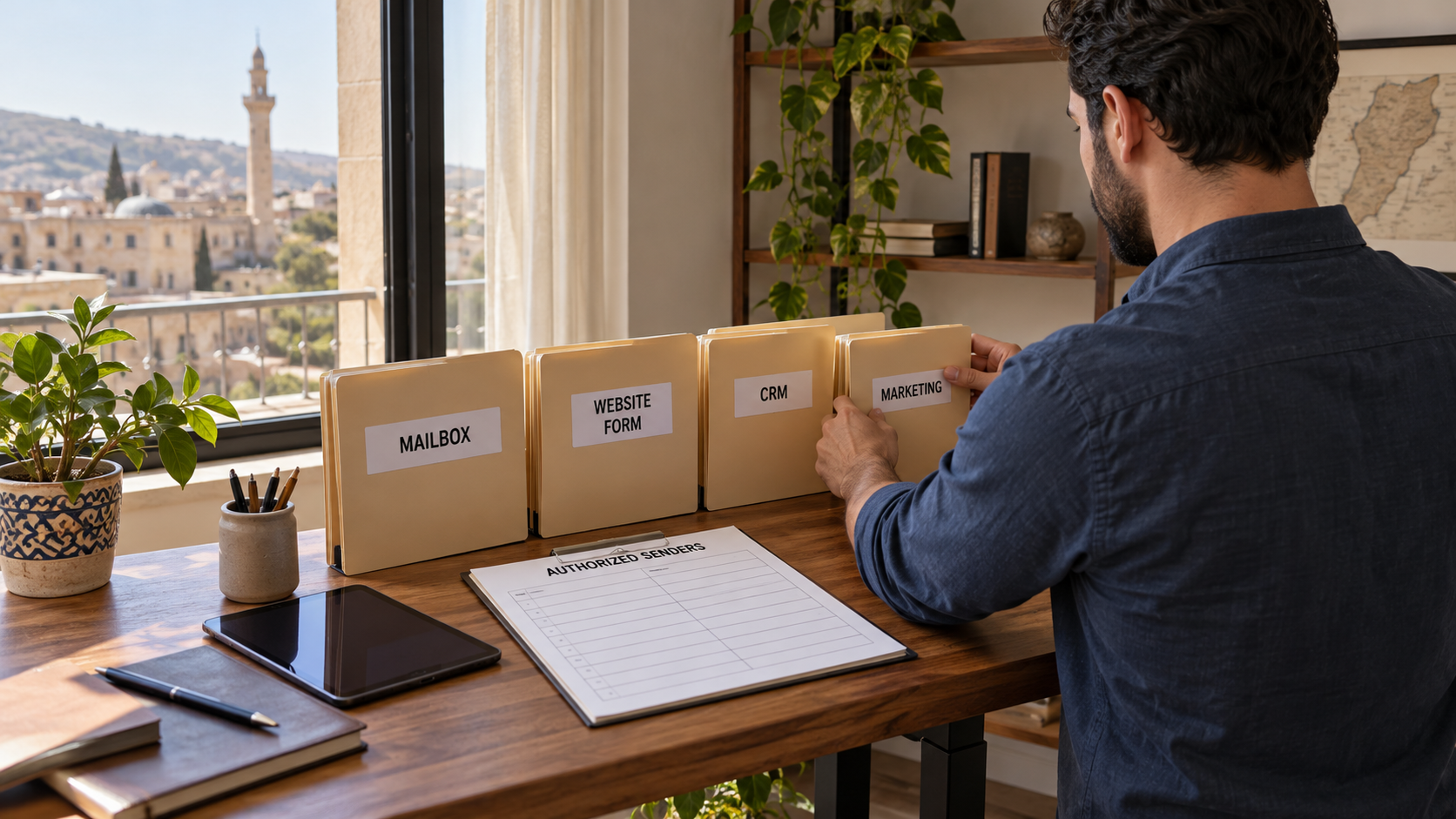 Listing mailboxes, website forms, CRM and marketing senders