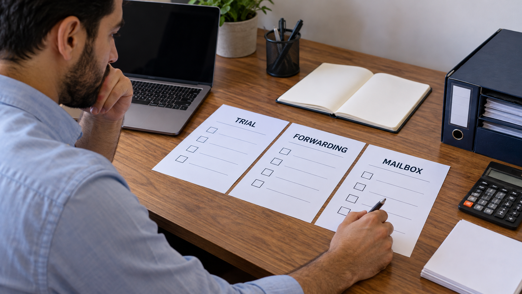 Inspecting trial, forwarding and mailbox offer differences
