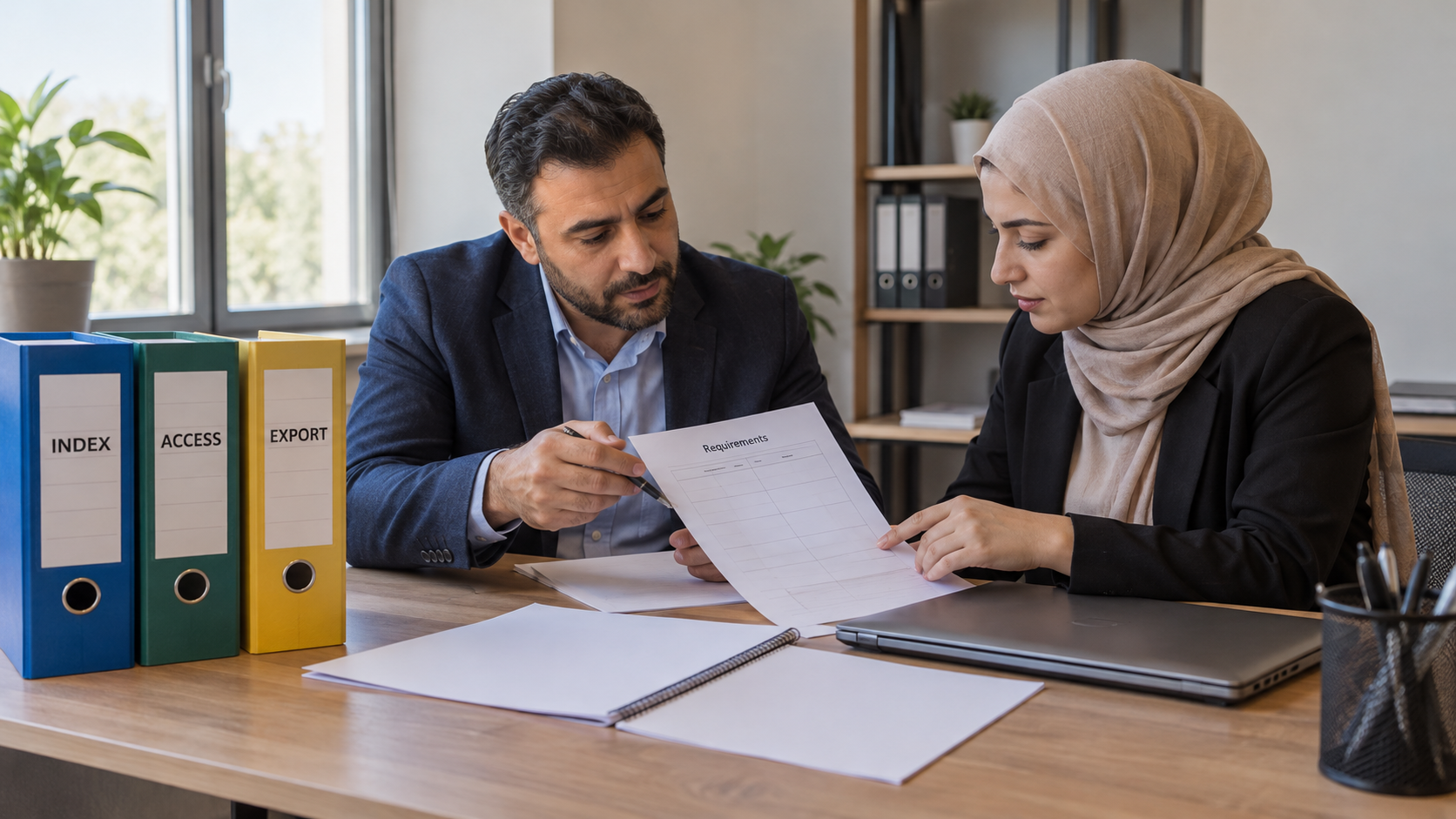 Business owner and analyst review indexing, access and export requirements
