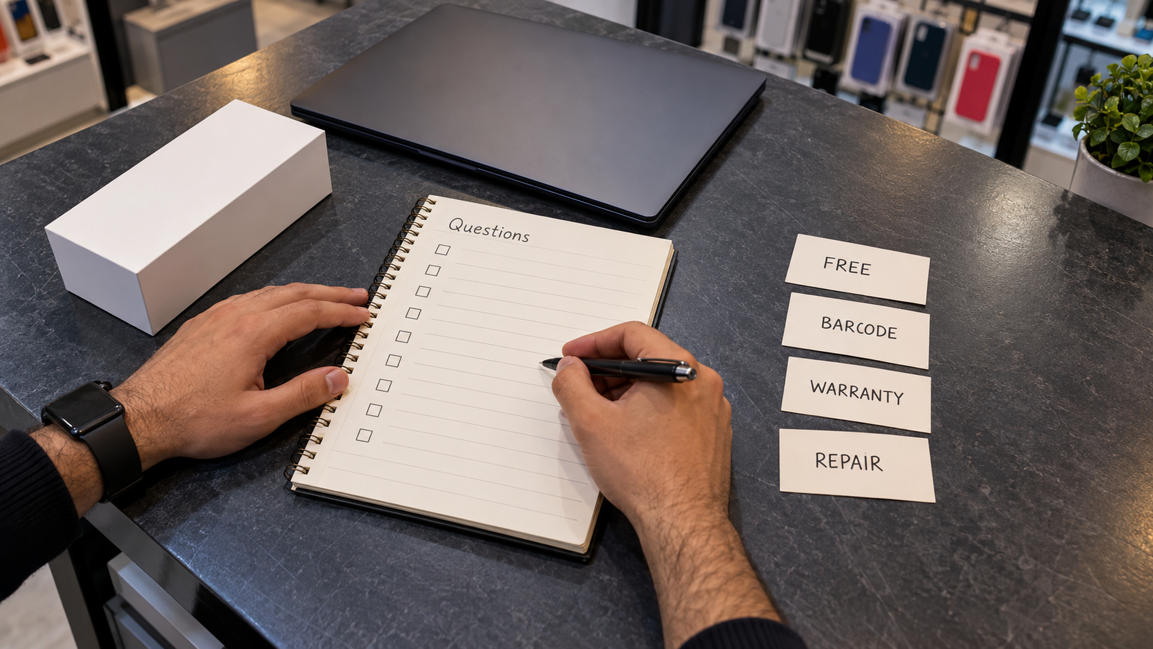 Collecting questions about free tools, barcodes, warranty and repair
