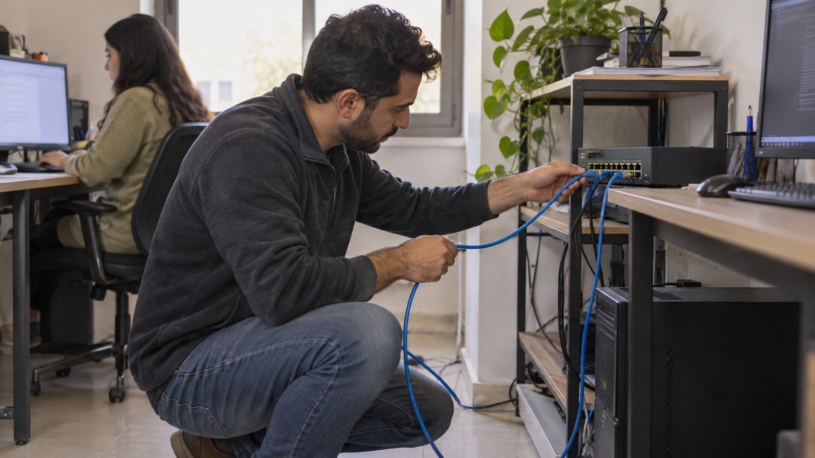 Inspecting the business local network