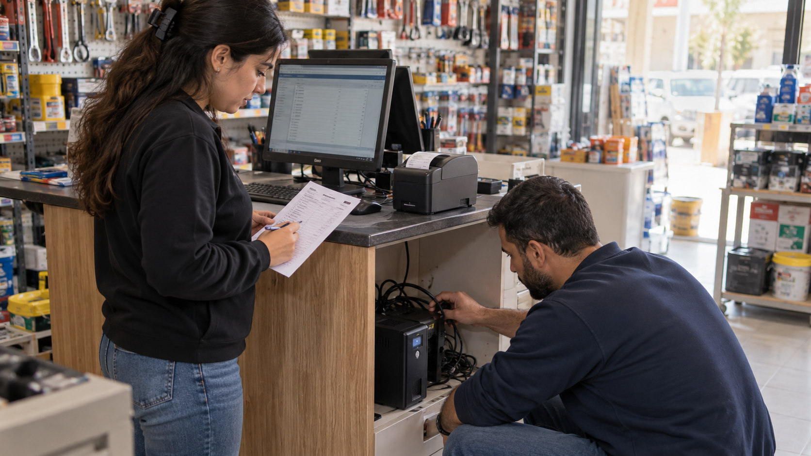 Checking workstation and printer power