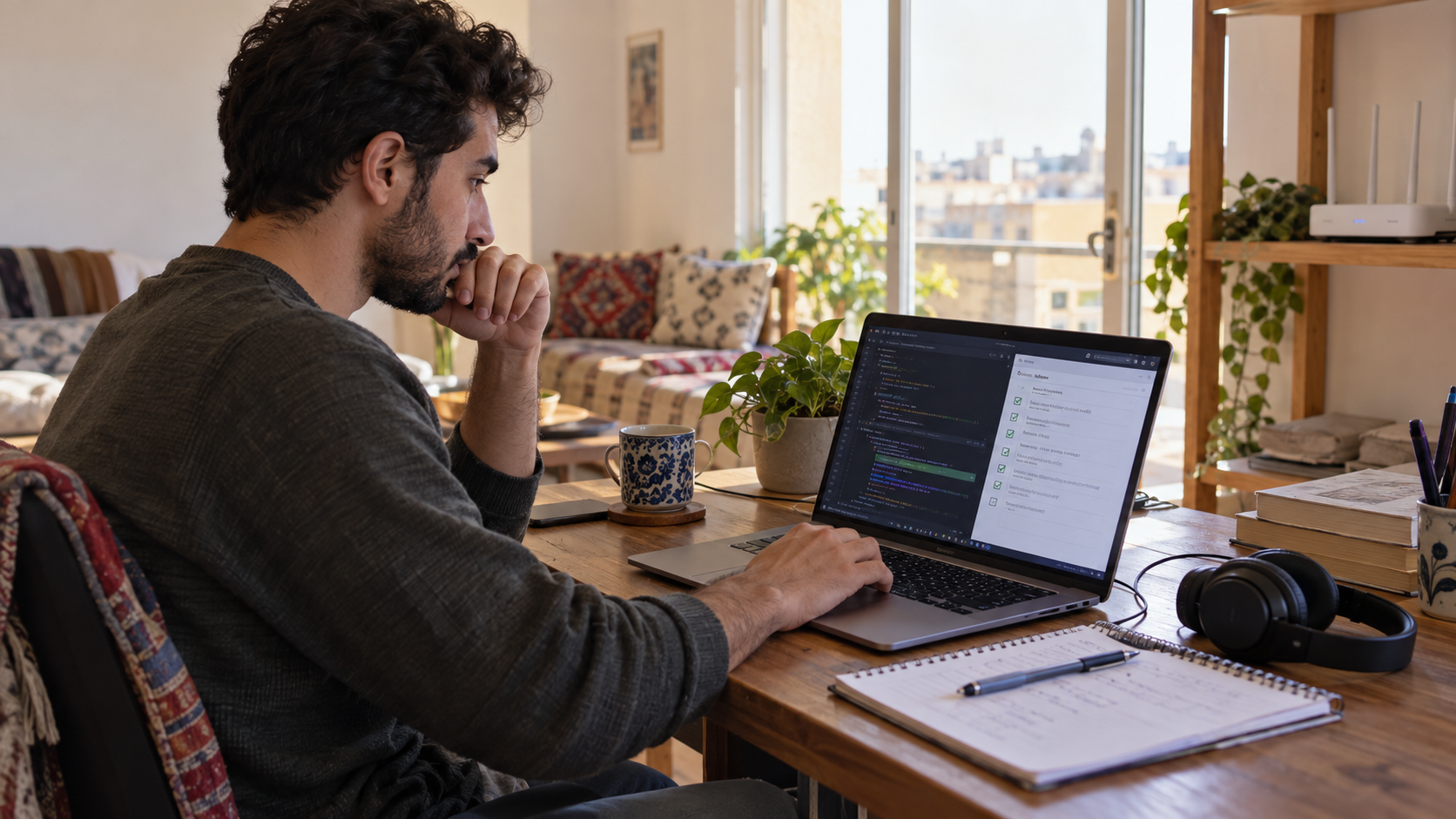 Organizing remote programming work and responsibilities