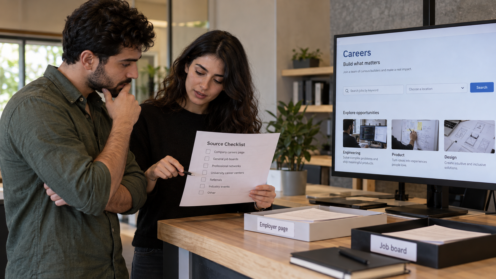 Distinguishing employer careers pages from job boards
