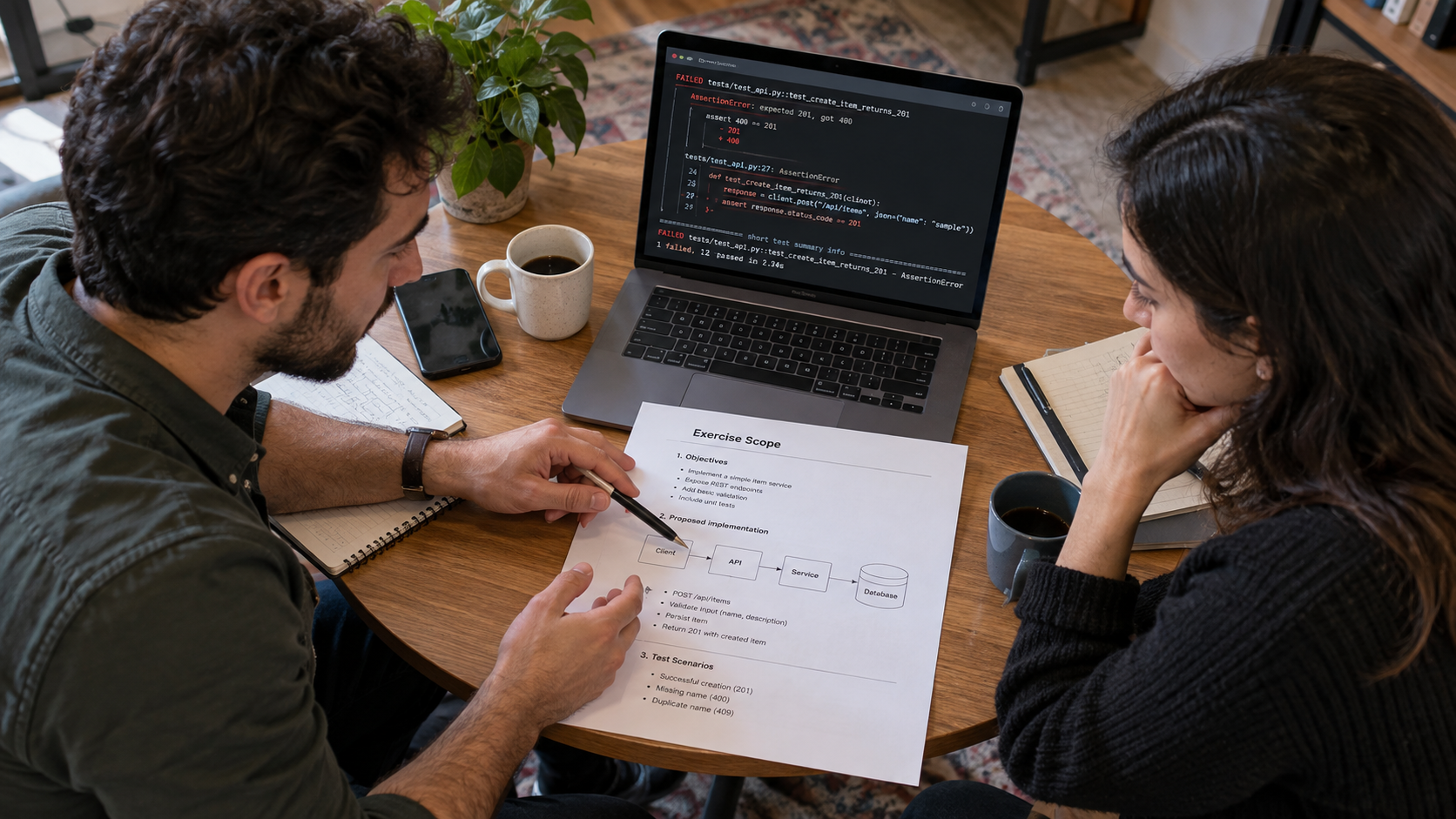 Discussing a bounded programming assessment