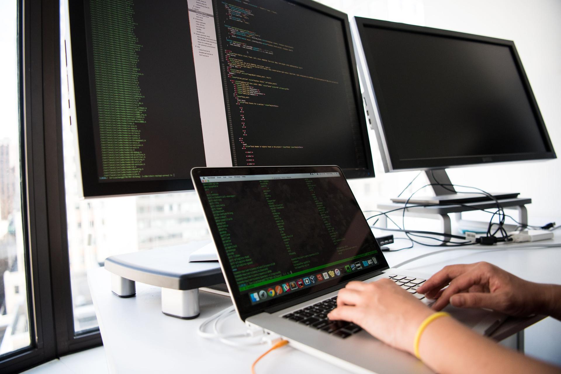 Developer reviewing ZATCA Phase 2 API integration code