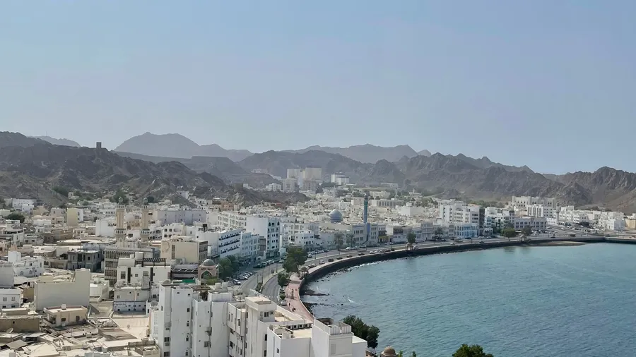Muscat waterfront representing local businesses visible on Google Maps