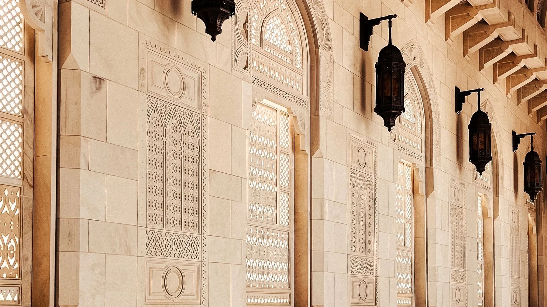 Omani architecture in Muscat representing different service locations